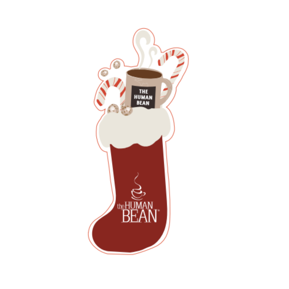 The Human Bean Stocking Sticker
