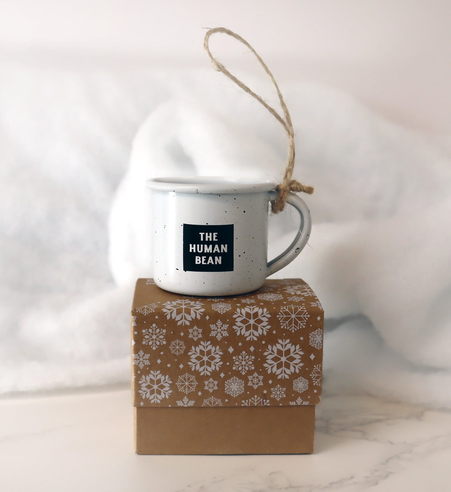 Metal Holiday Camper Mug Ornament