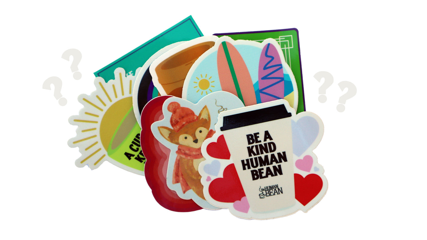 The Human Bean Mystery Sticker Pack