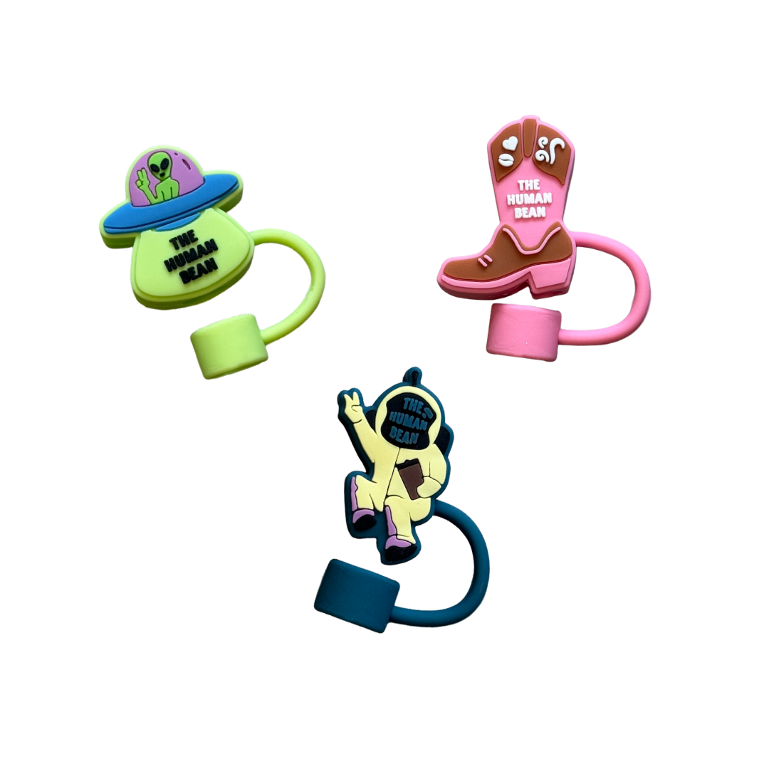 The Human Bean Beanfinity Straw Topper Set