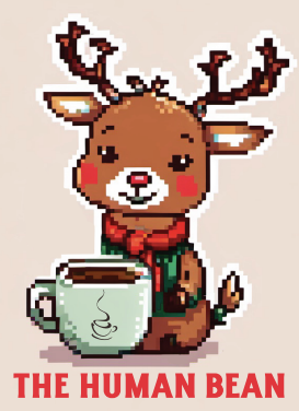 The Human Bean Holiday Reindeer