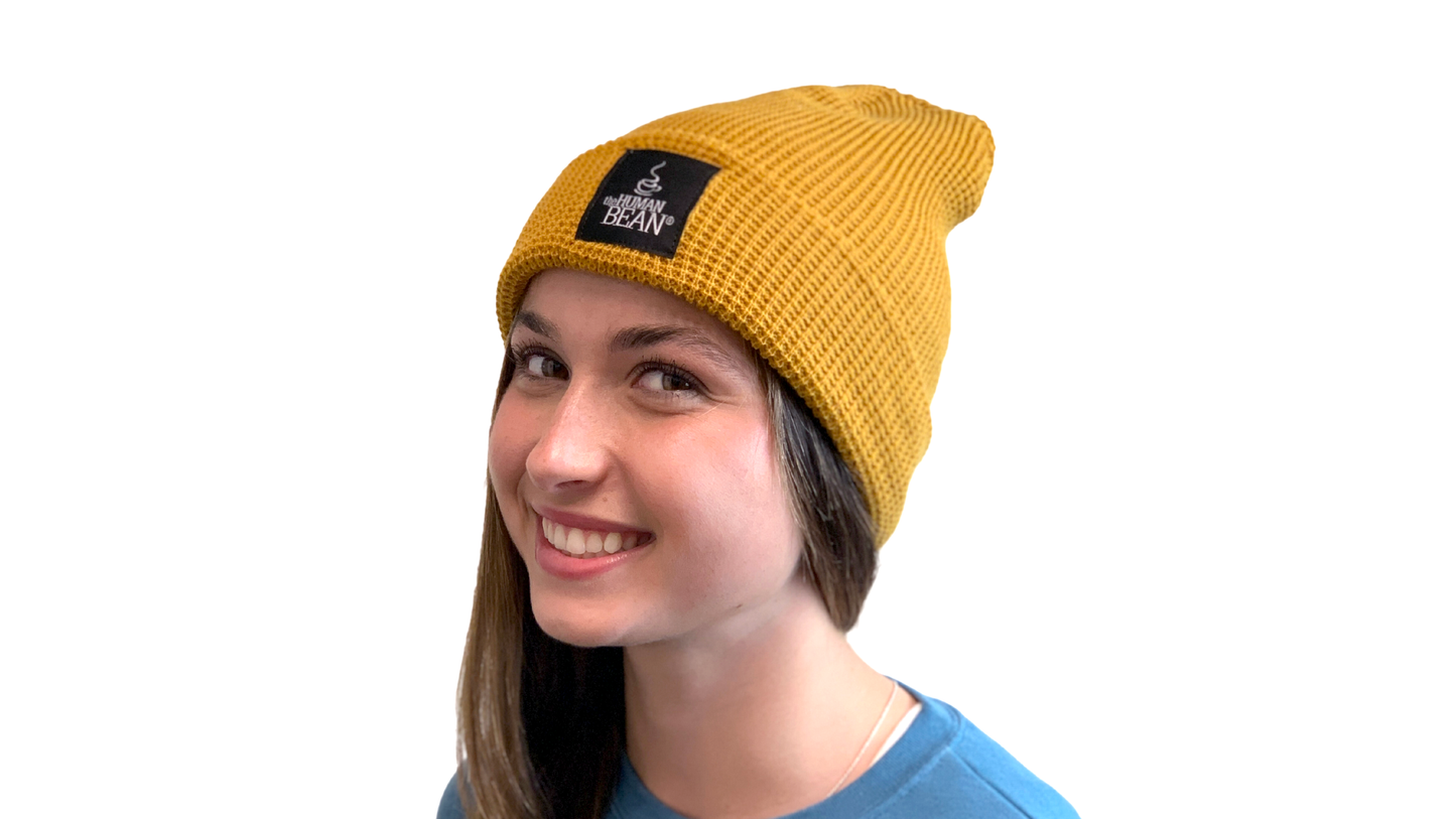 Camel Richardson Waffle Cuffed Beanie