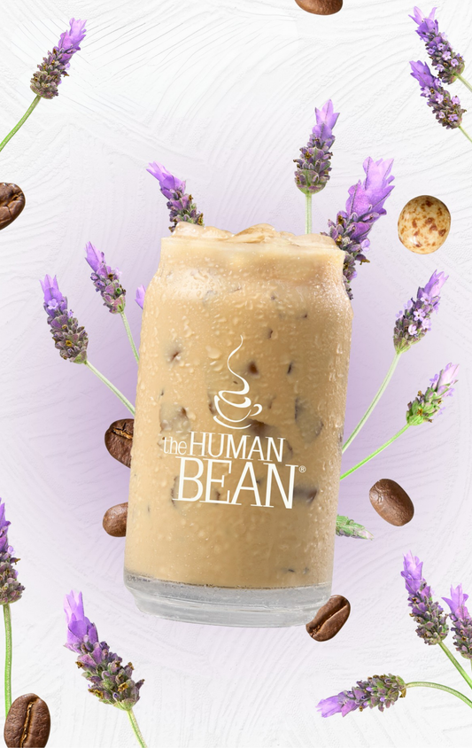 The Human Bean Lavender Breve