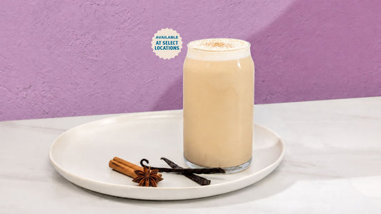 Eggnog Steamer Available at Select Locations