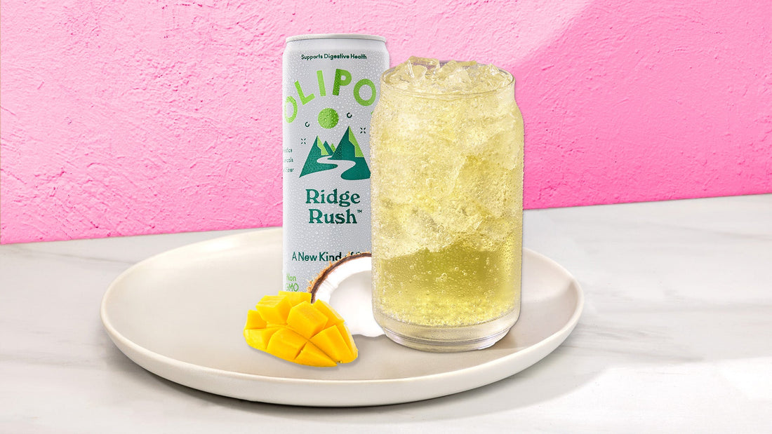 Mango Coconut Citrus Soda with OLIPOP