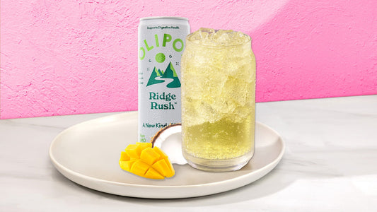 Mango Coconut Citrus Soda with OLIPOP