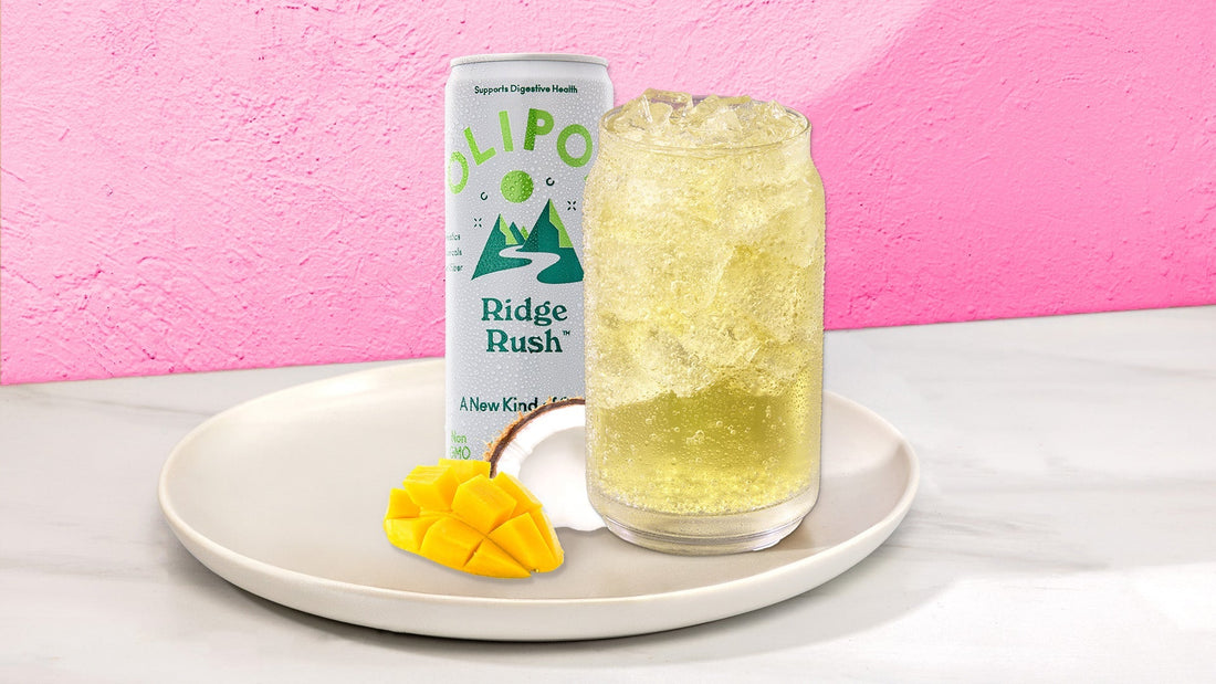 Mango Coconut Citrus Soda with OLIPOP