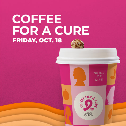 The Human Bean’s Annual Coffee for a Cure Giveback Day Returns on October 18