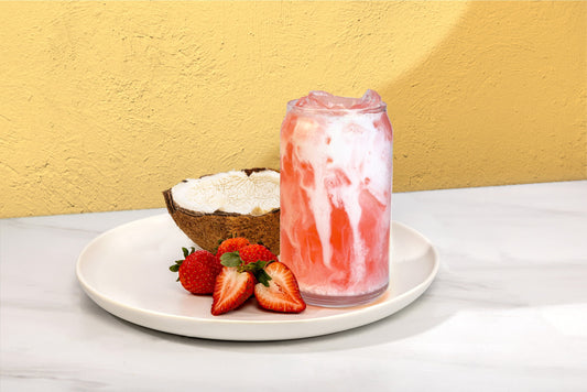 The Human Bean Coconut Strawberry Dirty Soda