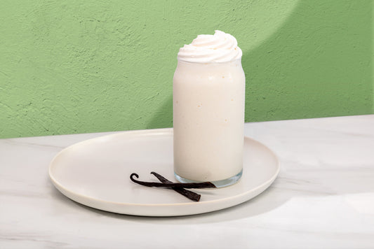 Vanilla Shake with vanilla flavor queues