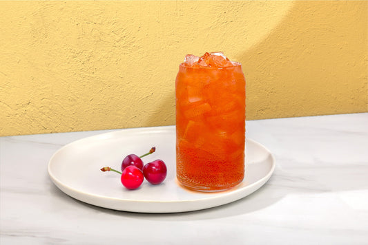 The Human Bean Cherry Italian Soda