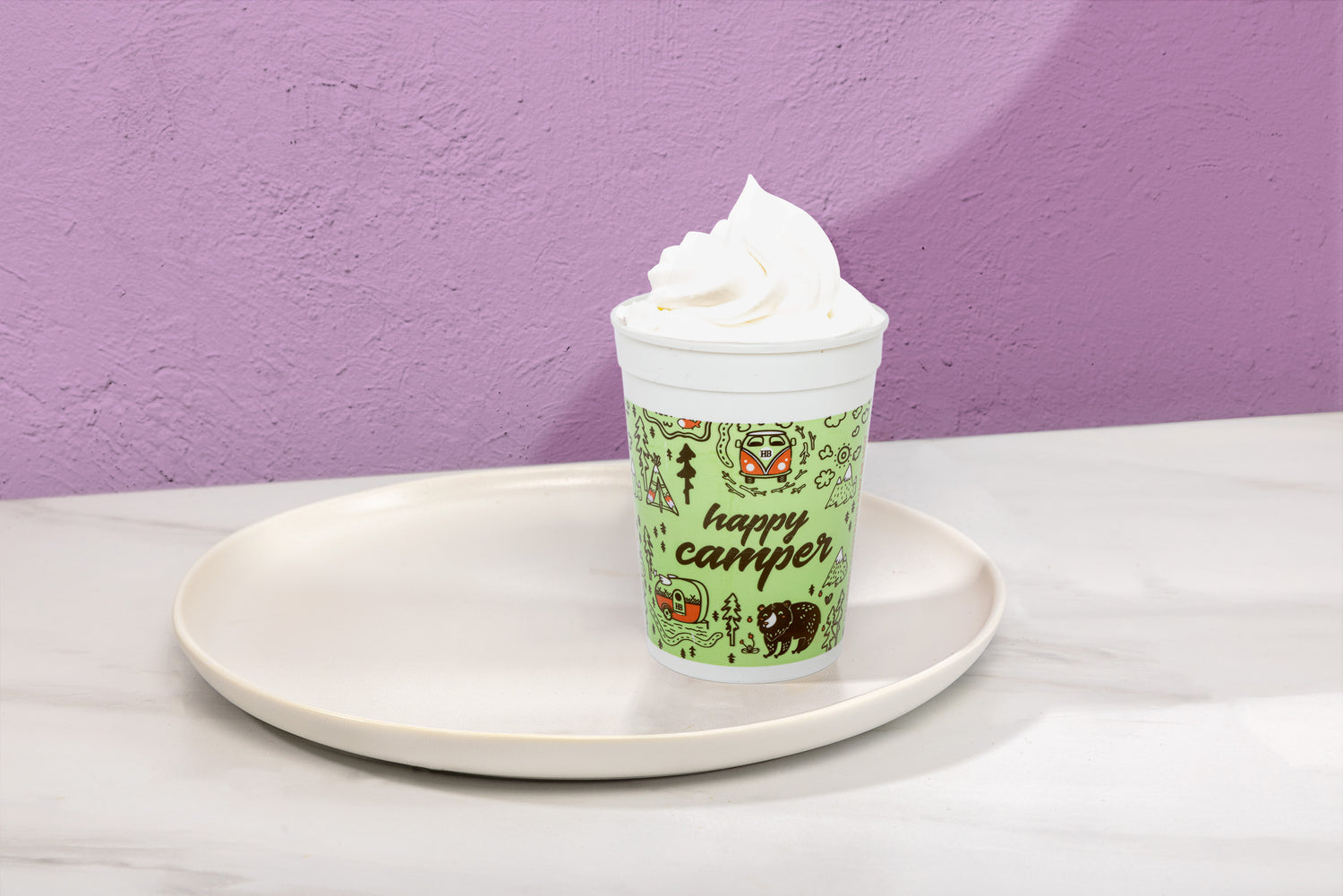 Drink Menu tagged "Little Beans" The Human Bean