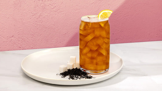 Iced Tea with Lemon and Sugar Cubes