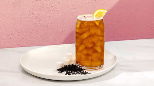 Iced Tea with Lemon and Sugar Cubes