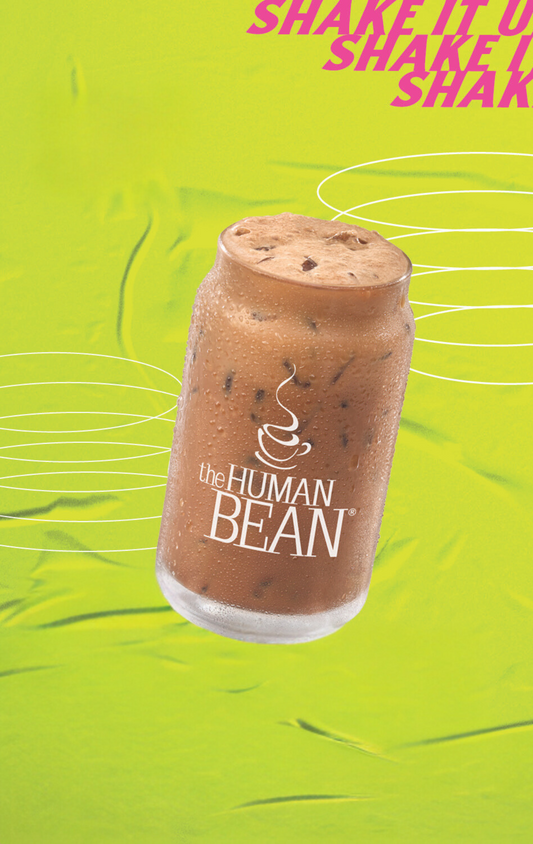 The Human Bean Mexi with Oat Milk Iced Shaken Espresso