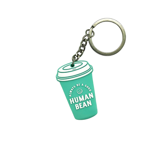 The Human Bean Cup Key Chain