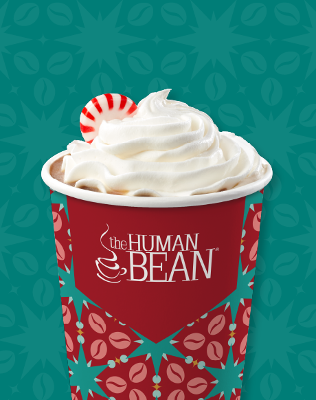 The Human Bean Peppermint Snowy