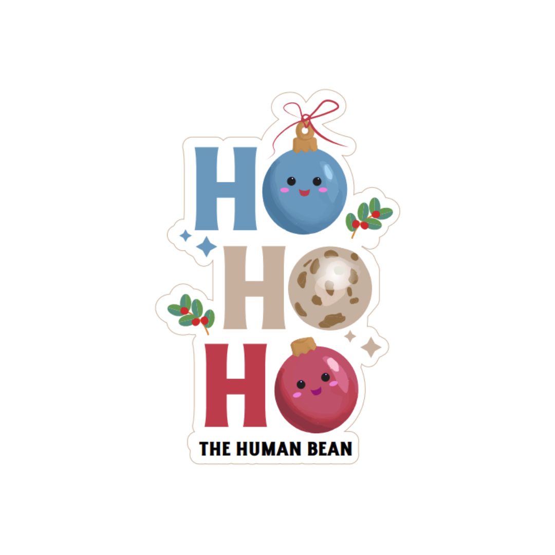 Holiday Ho-Ho-Ho Ornaments & Bean sticker