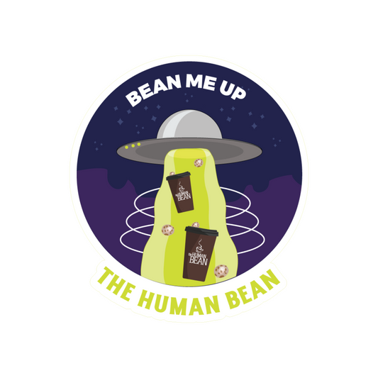 Bean Me Up Sticker