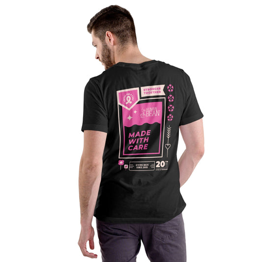 Coffee for a Cure Made With Care Tee - Black