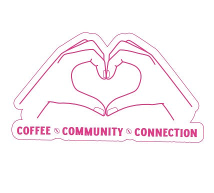 Coffee Community Connection Sticker