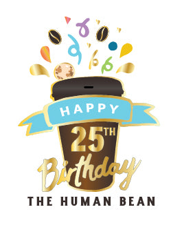 The Human Bean Anniversary Sticker