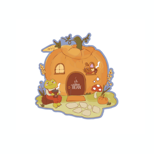 Pumpkin Bean Cottage Sticker