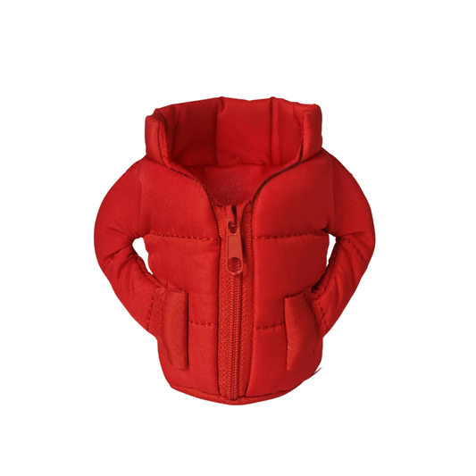 The Human Bean Jacket Koozie - Bold Red