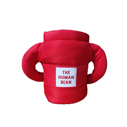 The Human Bean Jacket Koozie - Bold Red
