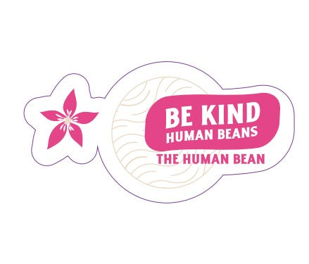 Be Kind Human Beans Sticker