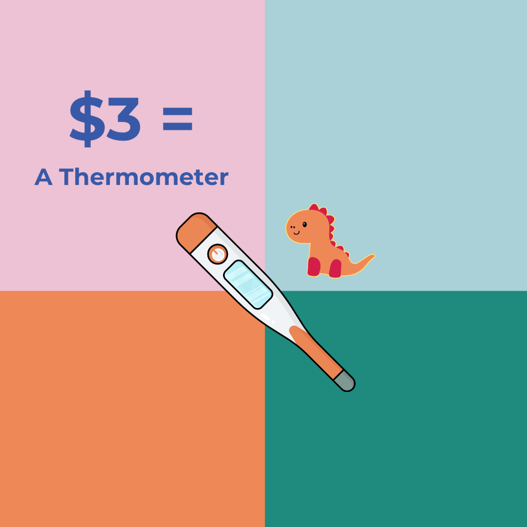 $3 donated to St. Jude gives a thermometer
