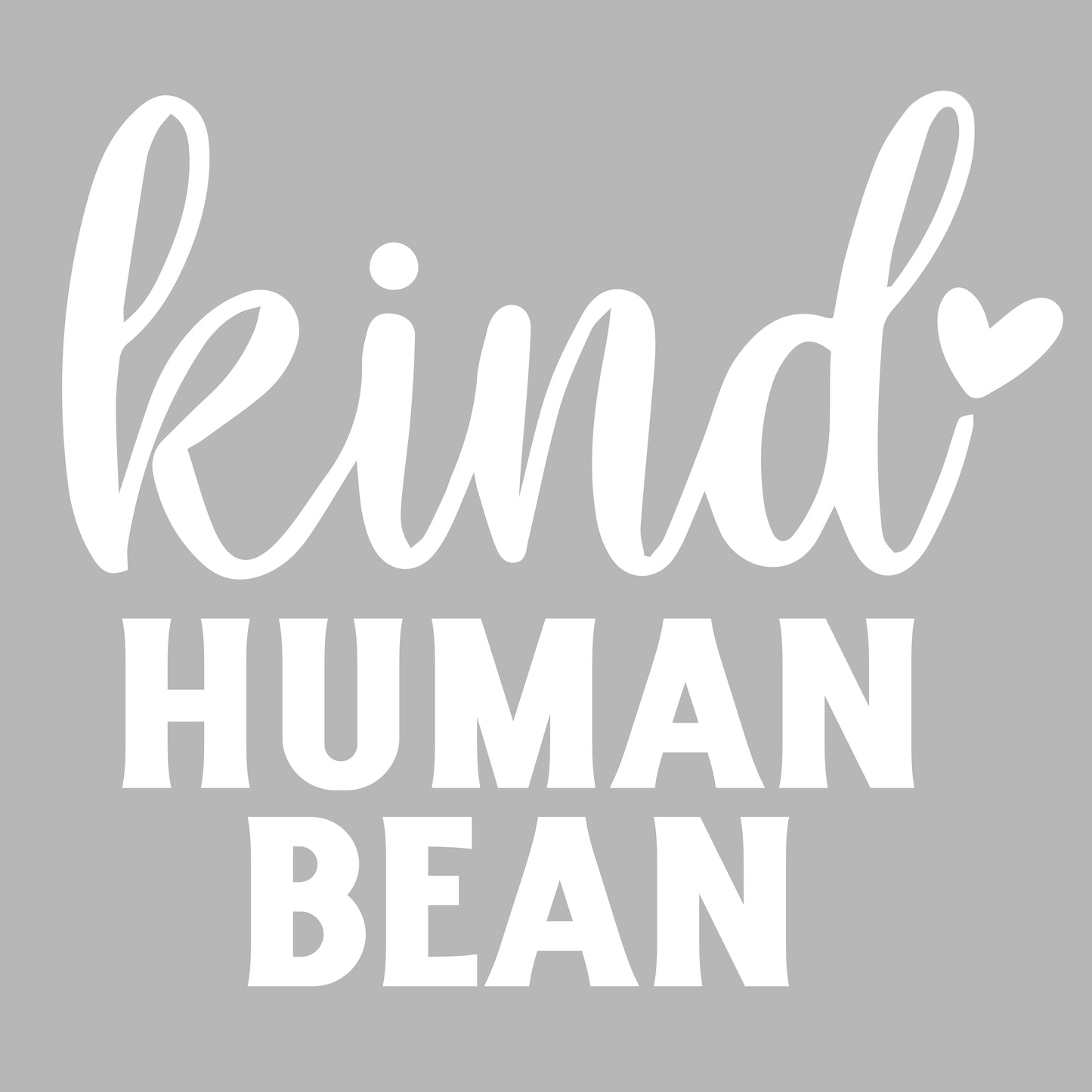 Kind Human Bean Decal