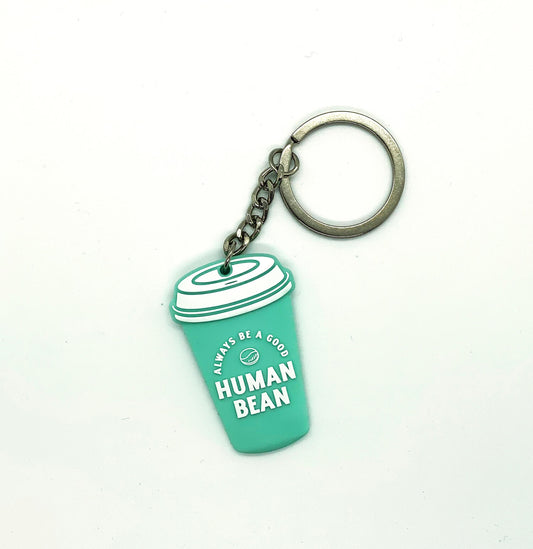 The Human Bean Cup Key Chain